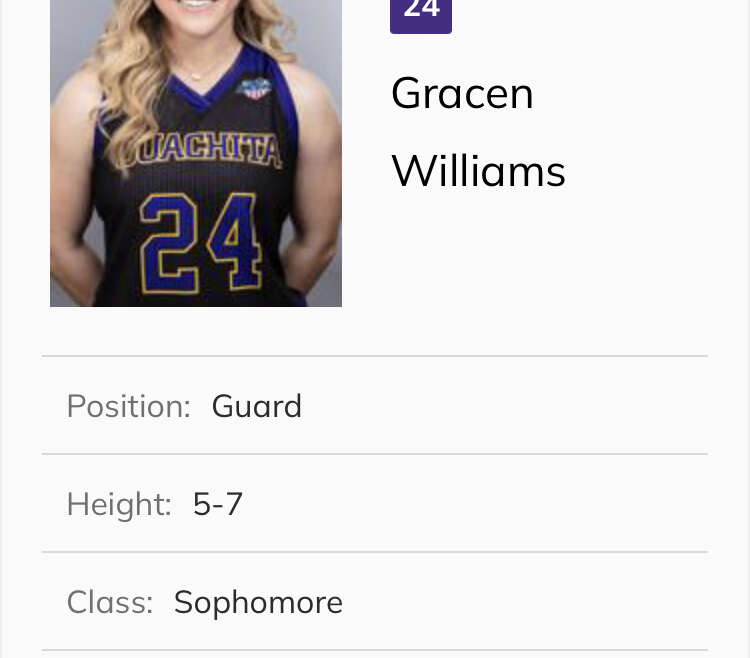 Gracen Williams Athlete Profile