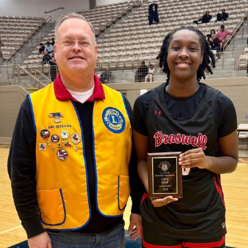 Amaya McDonald MVP Of Lions Club Tournament